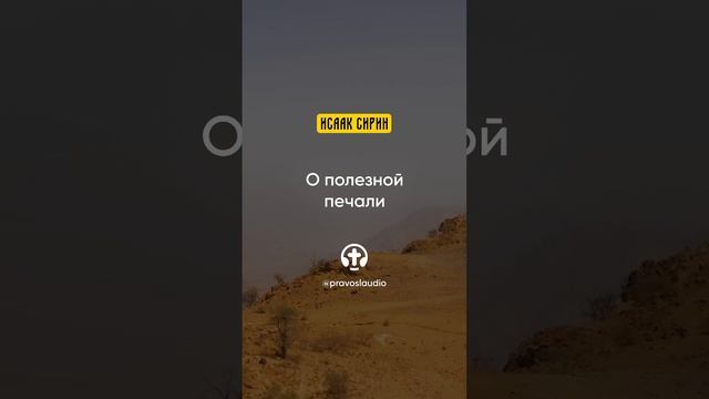 89.02 О полезной печали — Исаак Сирин, Слова подвижнические