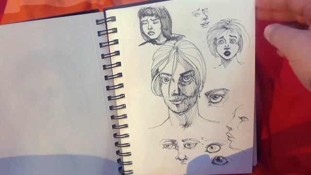 Обзор скетчбука / Sketchbook june / Мой скетчбук