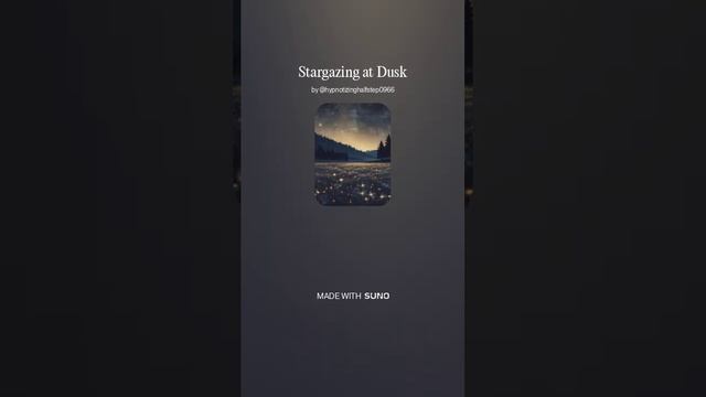Stargazing at Dusk