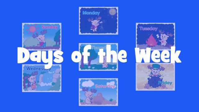 Days of the Week _ Talking Flashcards - Maple Leaf Learning