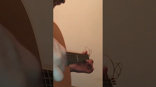 Фрагмент пьесы для гитары - Guitar piece fragment