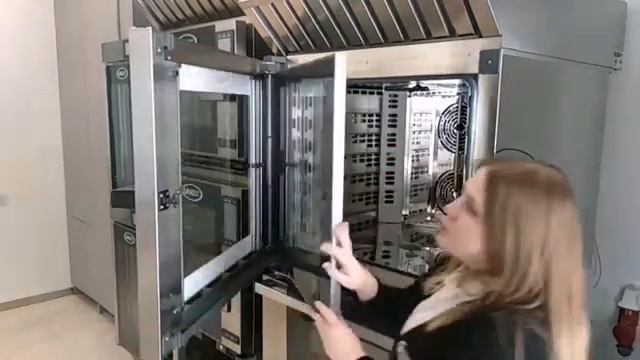 Как правильно отстегнуть стекло и каплесборники в пароконвектомате UNOX_360P
