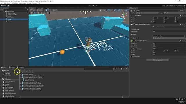3-8. Setup run animation