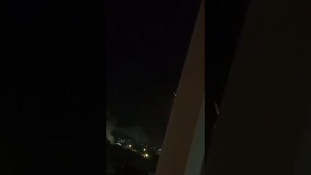 Момент падения астеройда в Якутии
