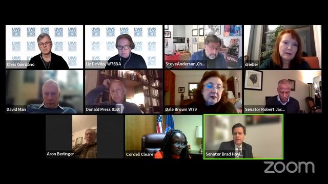 UWS Coalition Meeting and Forum: Meet Your Local State Electeds - February 15, 2022