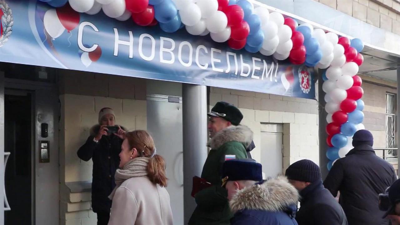 В Подольске военнослужащим вручили ключи от служебных квартир