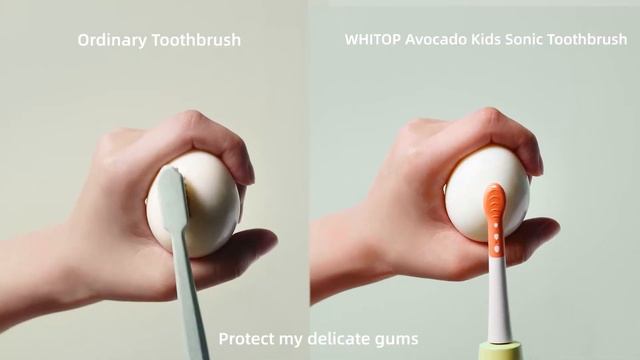 WHITOP ED02 Cute Little Penguin Rechargeable Sonic Electric Toothbrush for Kids