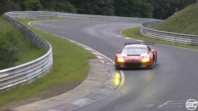 Тестовый день на Нюрбургринге VLN 2020 M6 GT3, Huracan, 488 и т.д.
