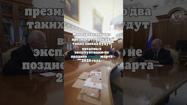 Путин спросил у Мантурова, где перерабатывающие заводы и деньги, выданные на них
