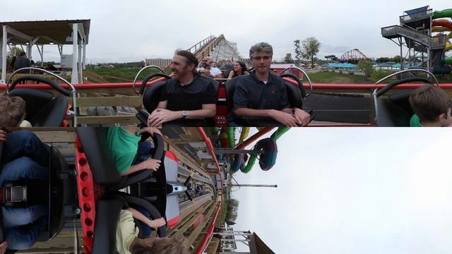Kentucky Flyer front seat 360° on-ride 4K POV Kentucky Kingdom