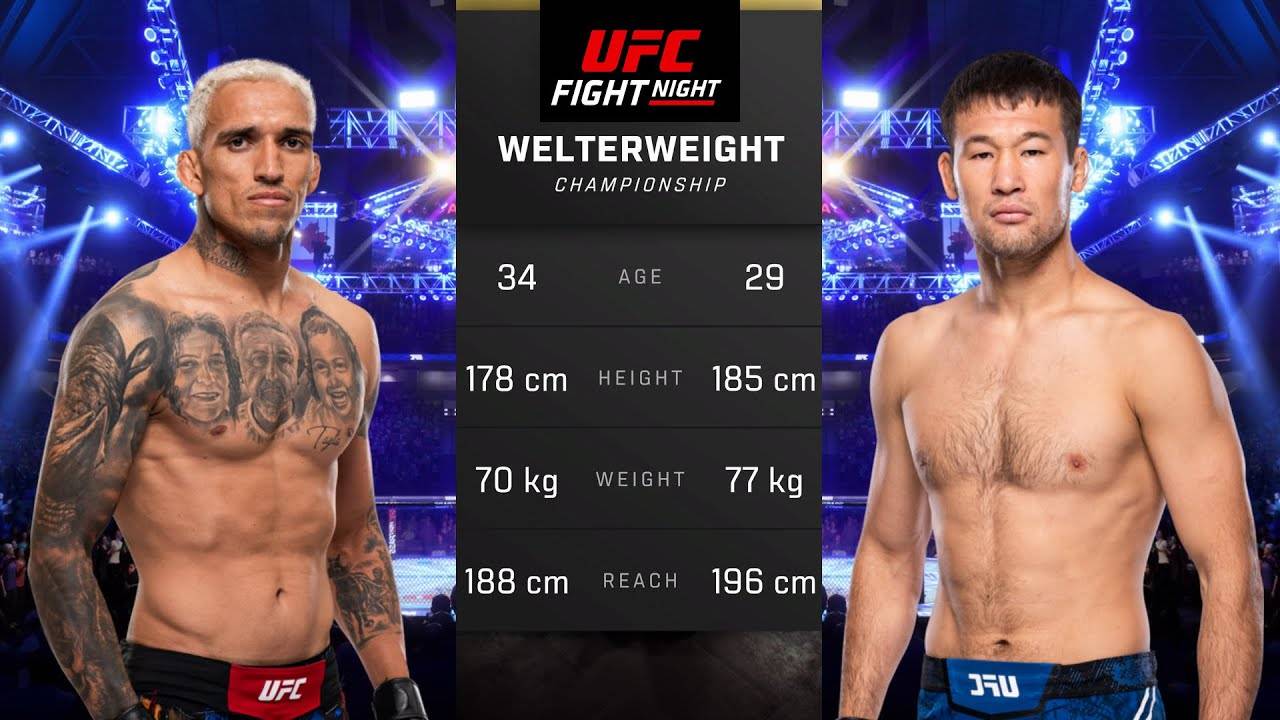 Чарльз Оливейра vs Шавкат Рахмонов видео боя - UFC 5
