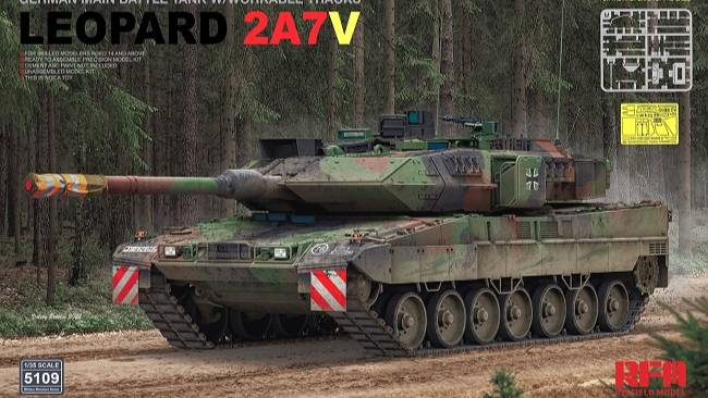 Распаковка Rye Field Models 1 35 RM-5109 Leopard 2A7V