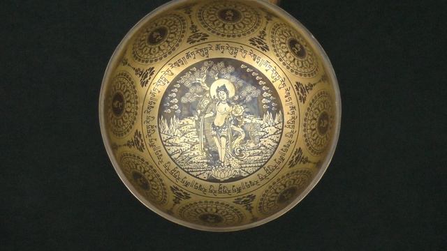 Поющая чаша Бутанская Диаметр 21,7 см, Ля 114 Гц, Ре# 468 Гц(1)