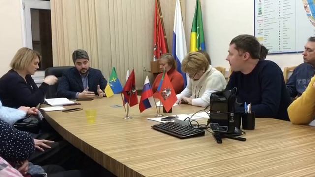 Встреча с жителями аварийных домов. (22.02.19)