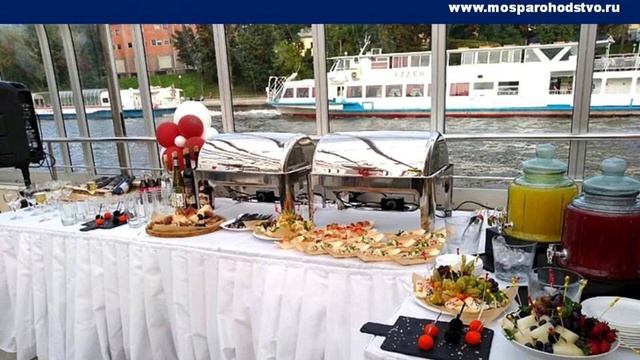Теплоход Столичный (видео)- милый теплоход для праздников  СК Моспароходство