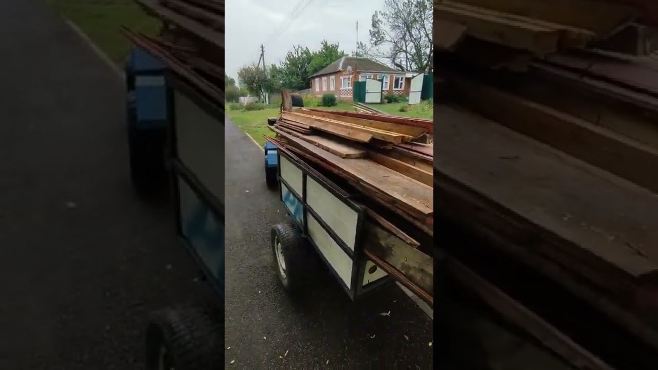 минитрактор и тут выручает))))