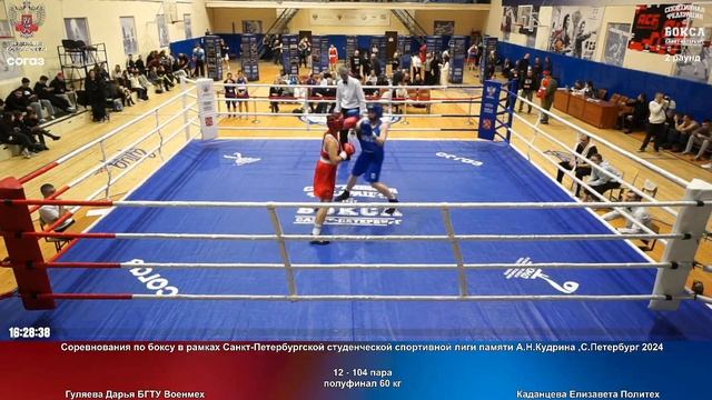104 пф 60 кг Гуляева Дарья БГТУ Военмех Каданцева Елизавета Политех