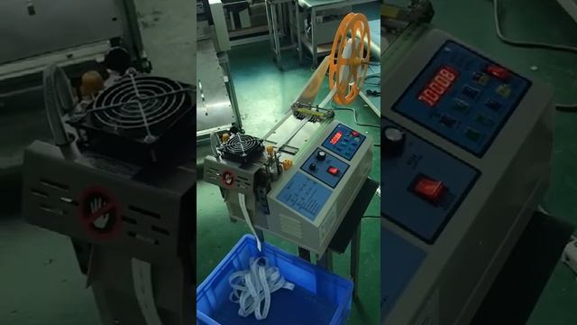 Elastic Cord Nylon Elastic Tape Webbing  Nylon Polyester Webbing Strap Belt Cutting Machine