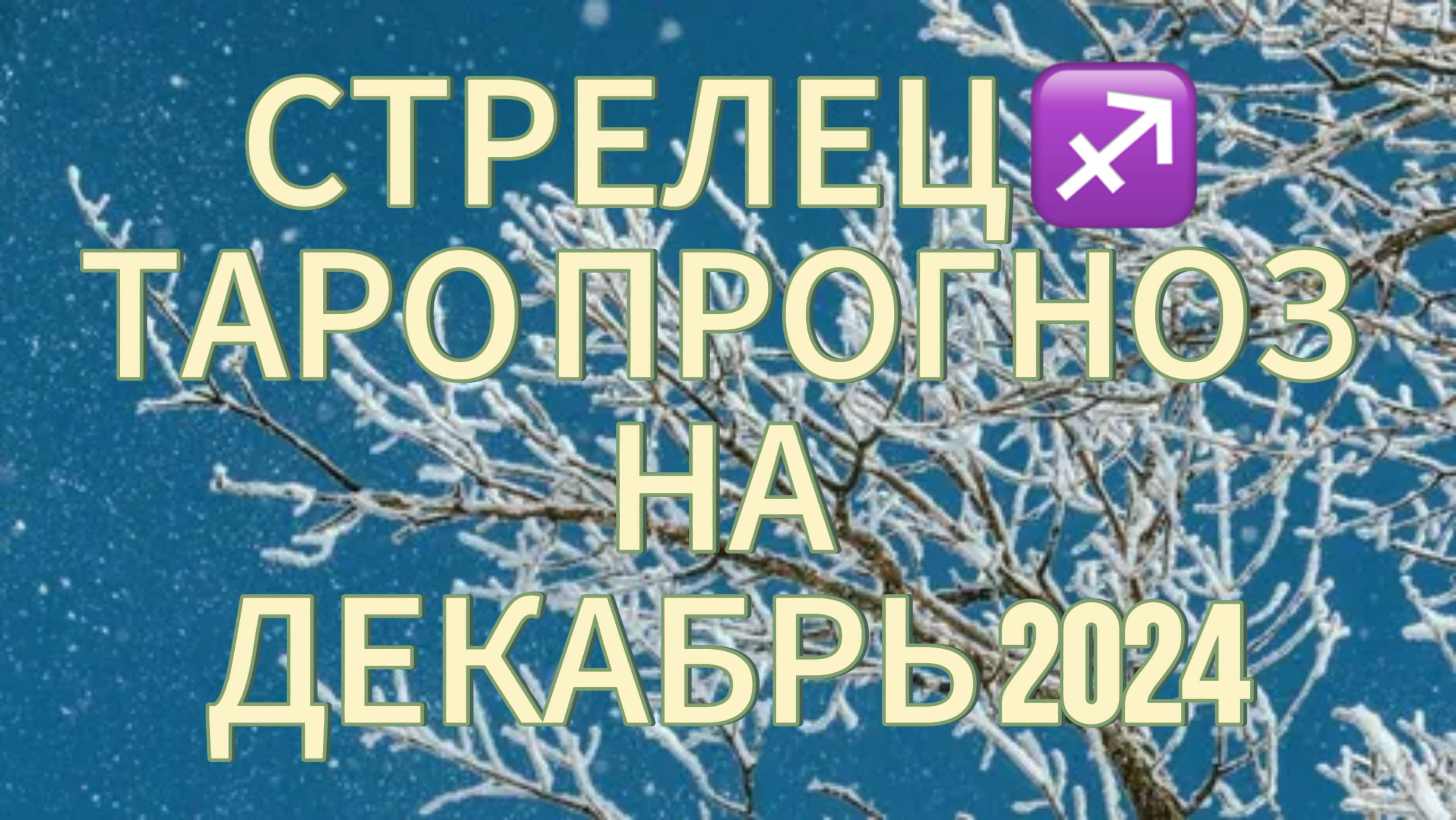 СТРЕЛЕЦ ТАРО ПРОГНОЗ НА ДЕКАБРЬ 2024!