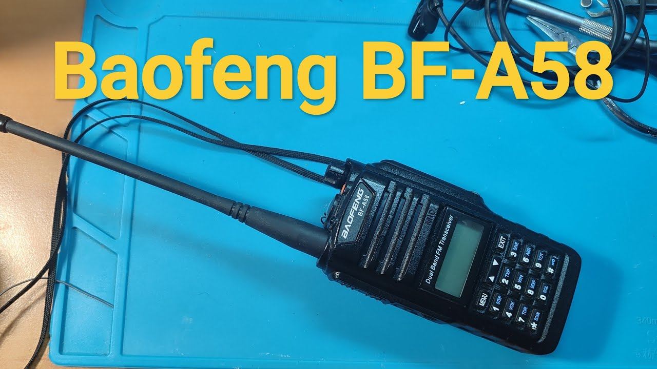 Ремонт Baofeng BF-A58. Замена микрофона.