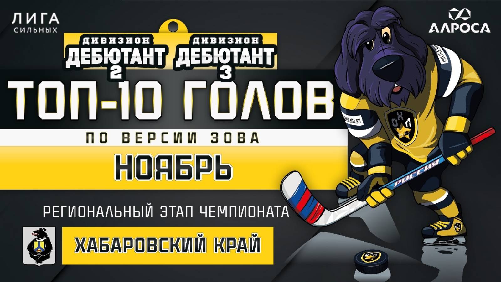 ТОП-10 ГОЛОВ / НОЯБРЬ / ХАБАРОВСК / СЕЗОН 2024-2025 / ДЕБЮТАНТ 2 / 3