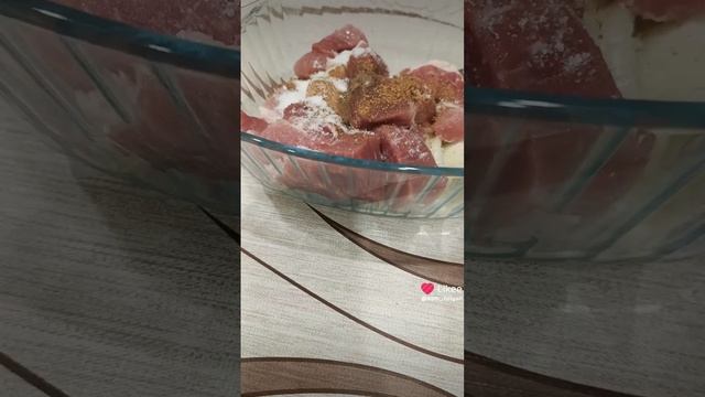 нежное мясо 🥩 в уксусе