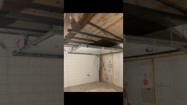 Работа секционных ворот