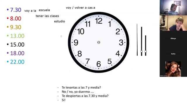 05.12 U3L6 Chicos Chicas испанский