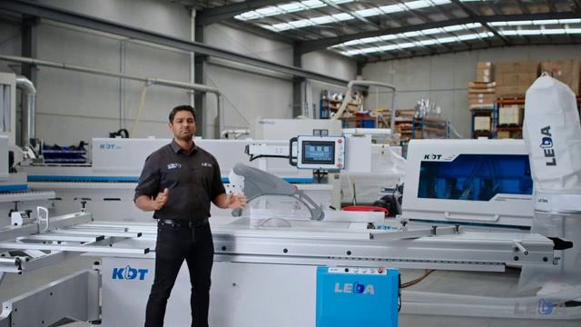 KDT Electronic Panelsaw. LEDA machinery