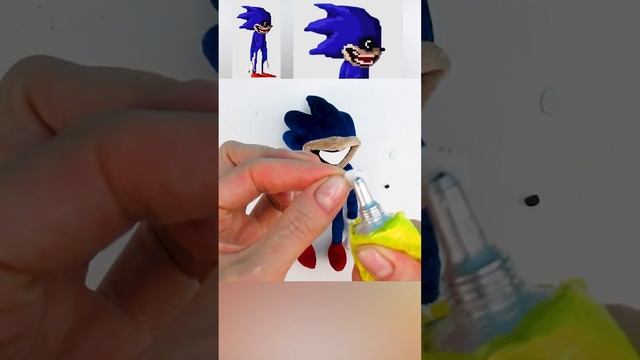Как сделать Соника или Шиника - плюшевый SHIN SONIC Tapes мягкая игрушка своими руками