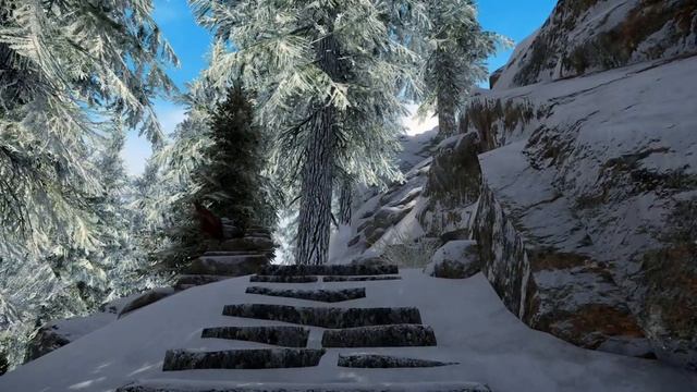 Skyrim Music & Ambience _ Walking Across Skyrim - Ivarstead To High Hrothgar _ Ambient Music