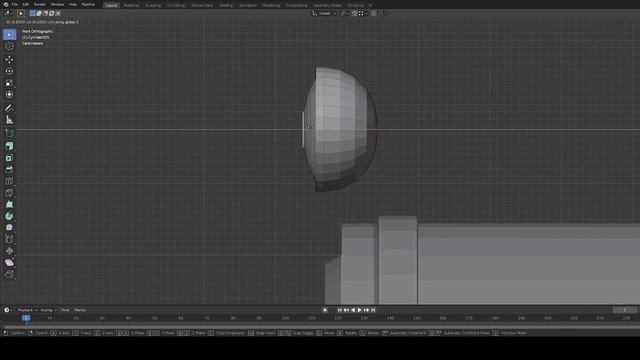 Blender 3D — Modeling Train Timelapse