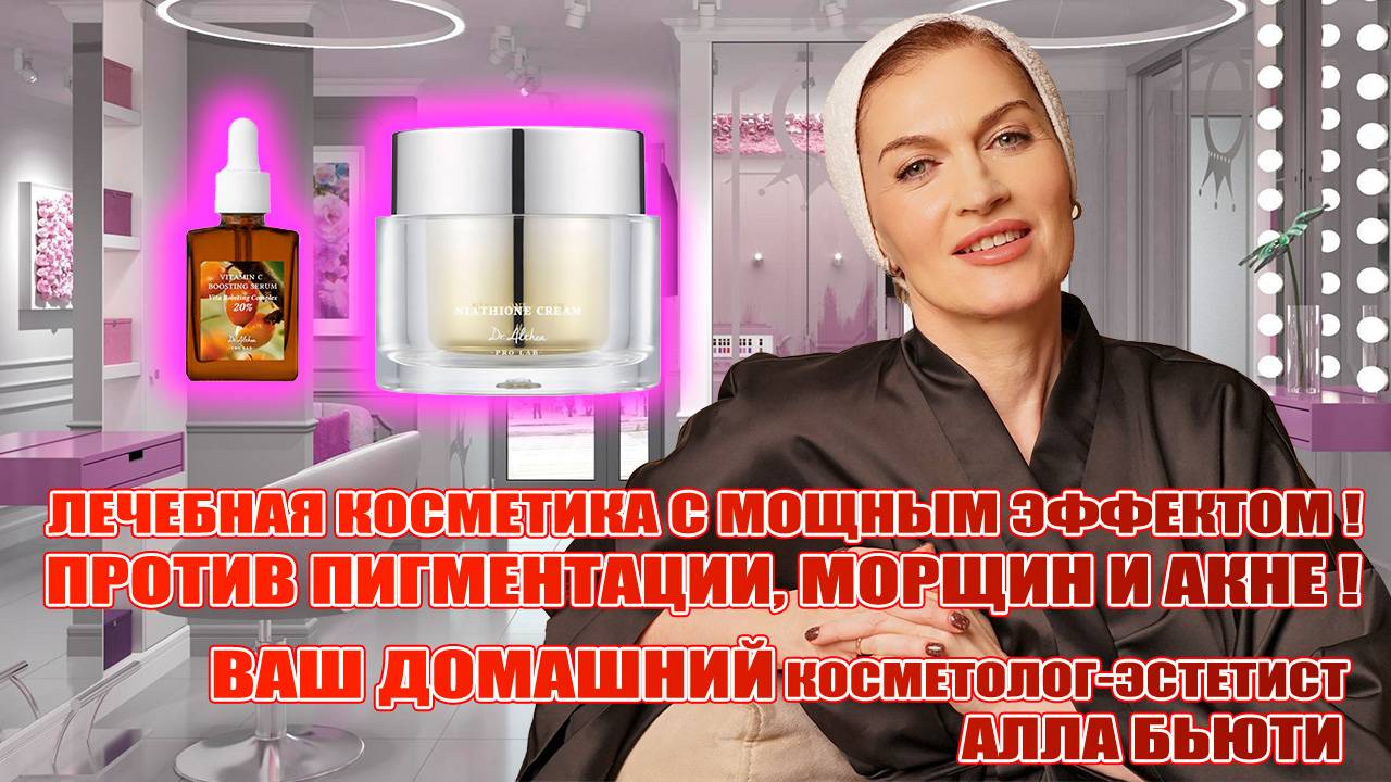 Лечебная косметика с мощным эффектом: против пигментации, от старения и морщин, от акне! Есть глоу!