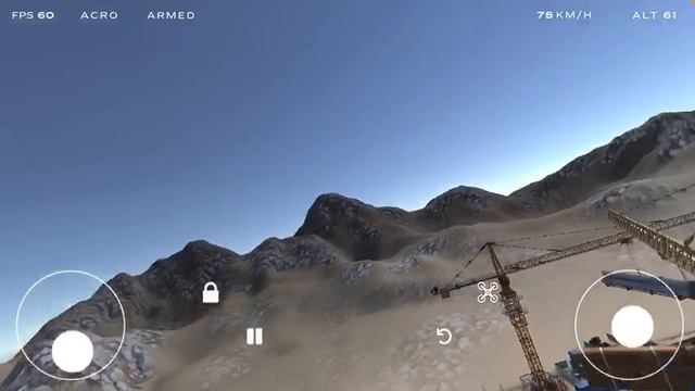 полет на коптере фпви в симуляторе