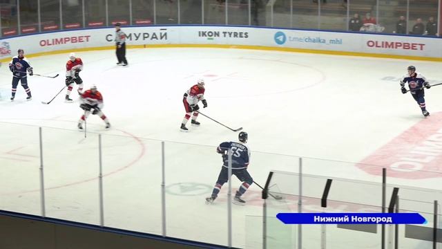 Прошёл первый матч между нижегородской «Чайкой» и «Омскими Ястребами»