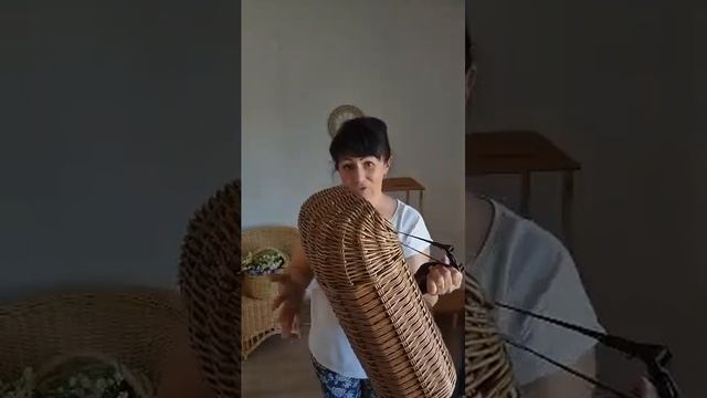 Рюкзак из бумажных трубочек #рюкзак #плетеныйрюкзак