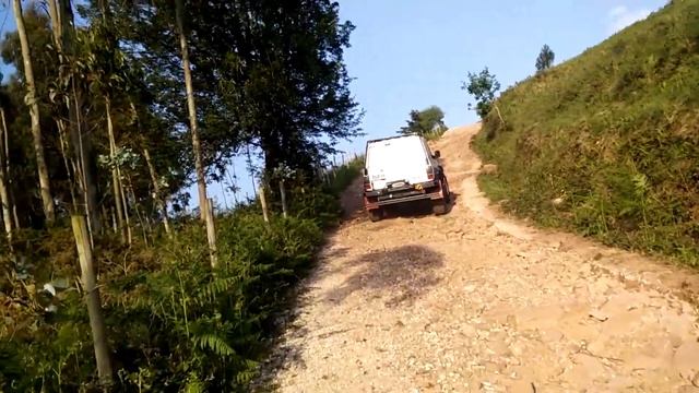Nissan Patrol SD33 Turbo "Titán" subida por pista de Cos (2018)