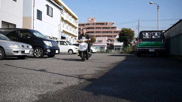 HONDA スペイシー100　試乗