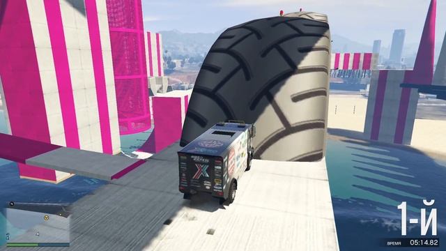 Паркур на Дюне неволяшке GTA 5 ONLINE