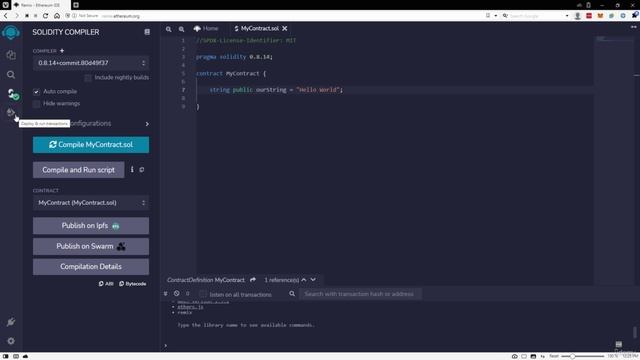 1005 Starting, Stopping And Interacting With Smart Contracts