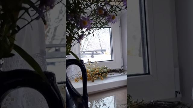 Знакомство с Русской Деревней и первый снег за окном.