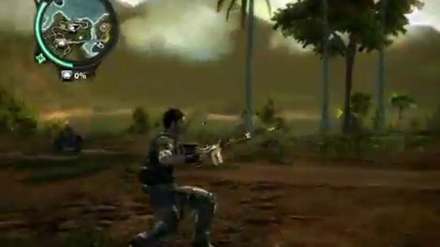 Just Cause 2 - Grappling Hook Glitch
