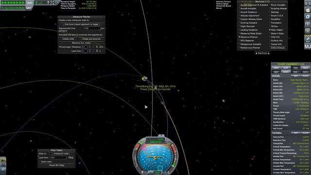 Kerbal Space Program - Argon Engine Test (Fail) to Pink Floyd