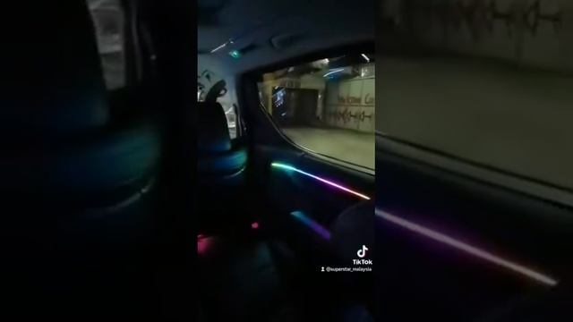 👍  Toyota Alphard Interior Ambient Lights (64 Colours)- Door Panel + Dashboard + Foot Ambient Light