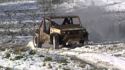Багги из ВАЗ 2104 первый снег