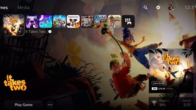It Takes Two - PS5 Dashboard Menu Theme