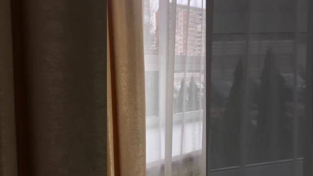 Жаккардовые портьеры в приёмную