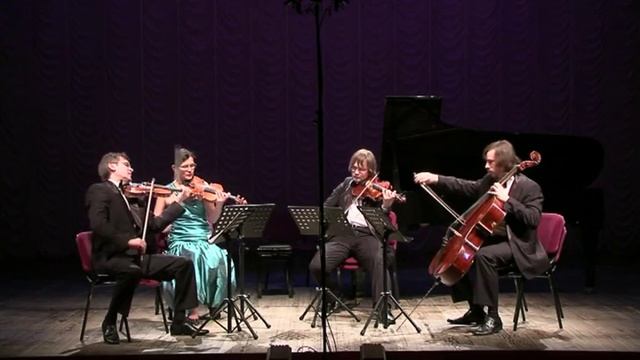 Schubert Quartet No. 13 in A Minor ("Rosamunde") 1-st mov. "Filarmonica"-quartet