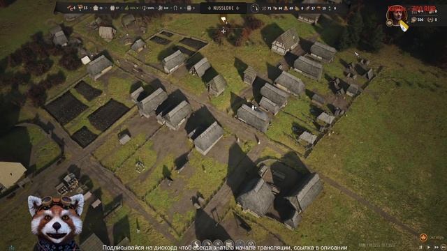 Manor lords на грани отбиваемся от налетчиков на высокой сложности #3