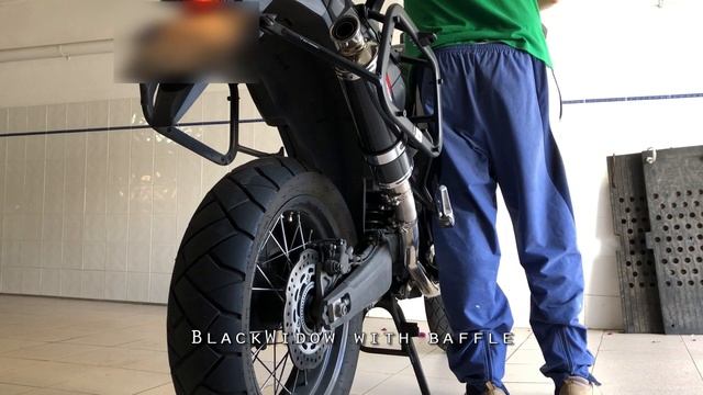 CRF1000L with Blackwidow full exhaust